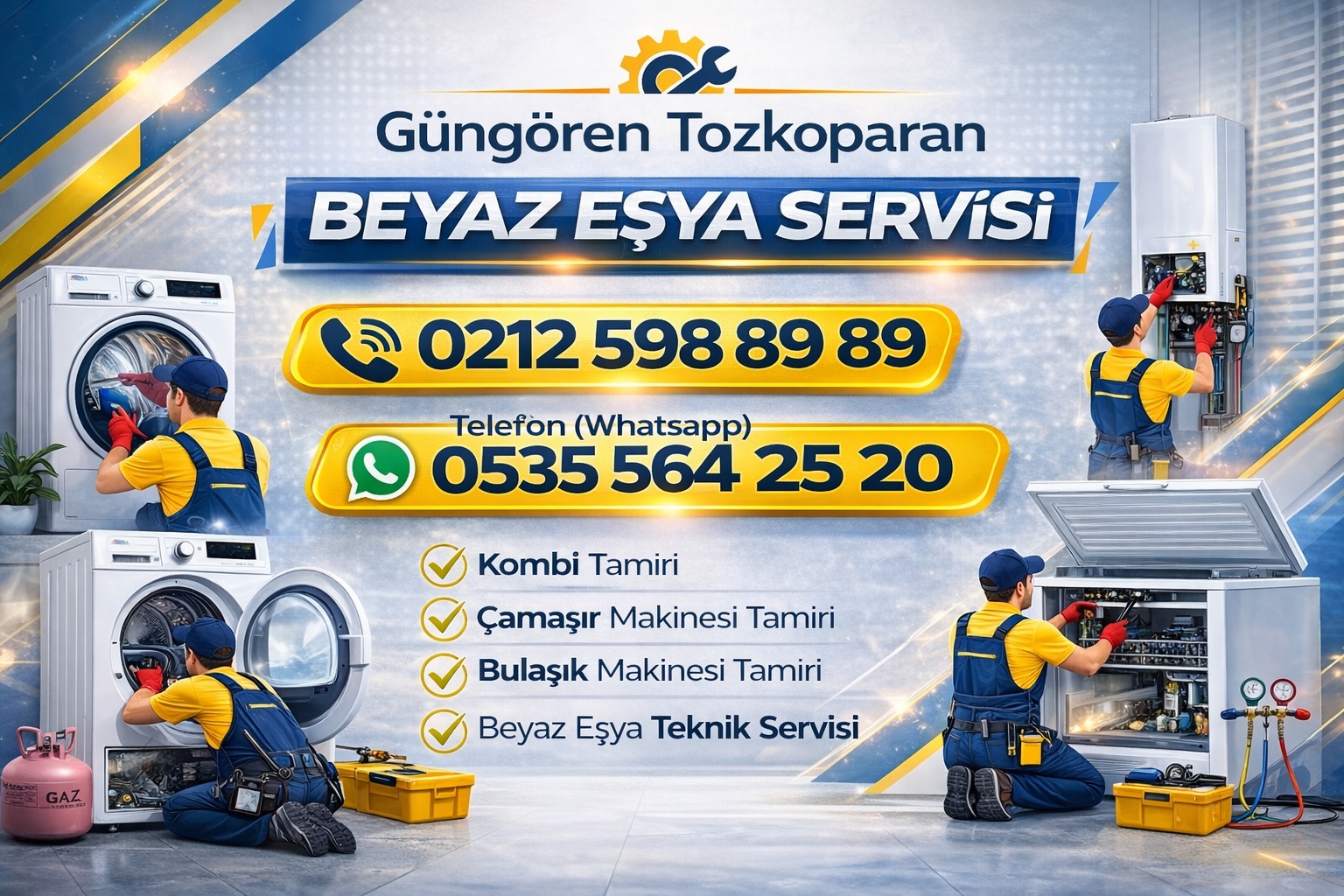 Güngören Tozkoparan Beyaz Eşya Servisi